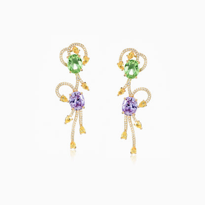 Ribbon Vine Earrings