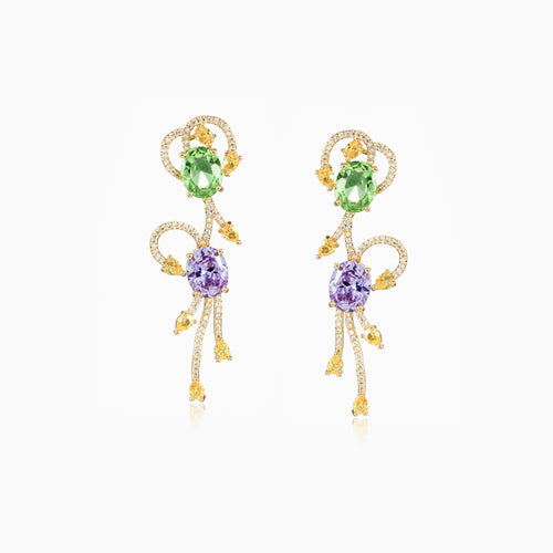 Ribbon Vine Earrings