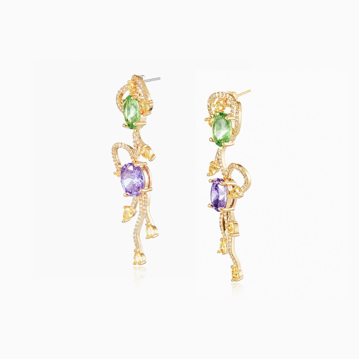 Ribbon Vine Earrings