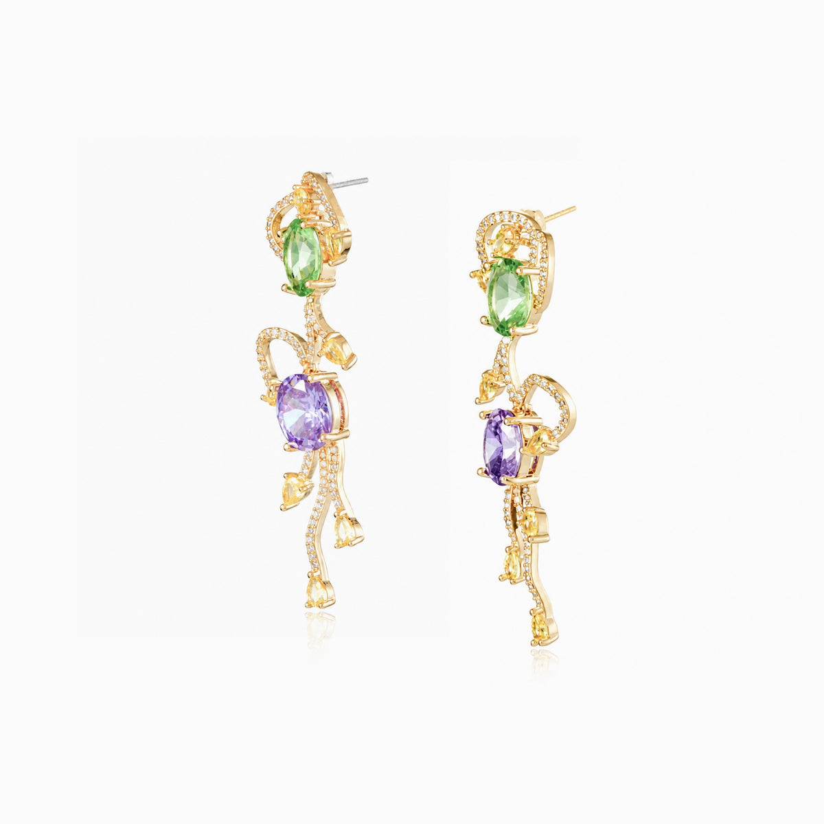 Ribbon Vine Earrings