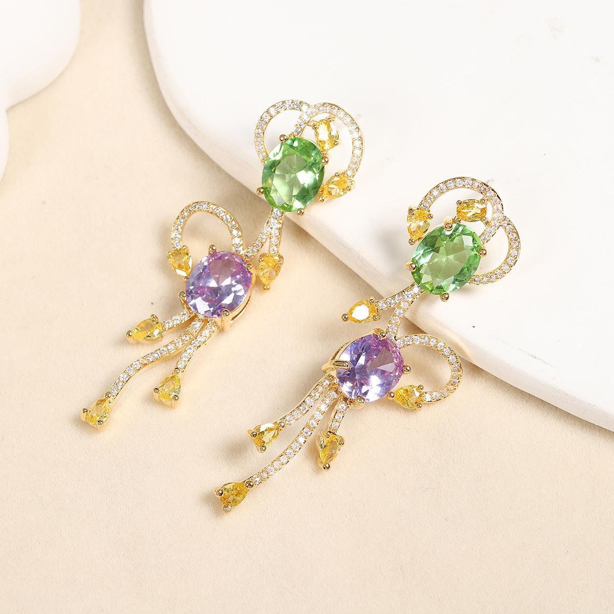 Ribbon Vine Earrings