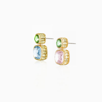 Reversilble Gem Duo Earrings