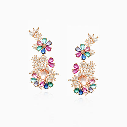 Colorfall Bloom Cluster Earrings