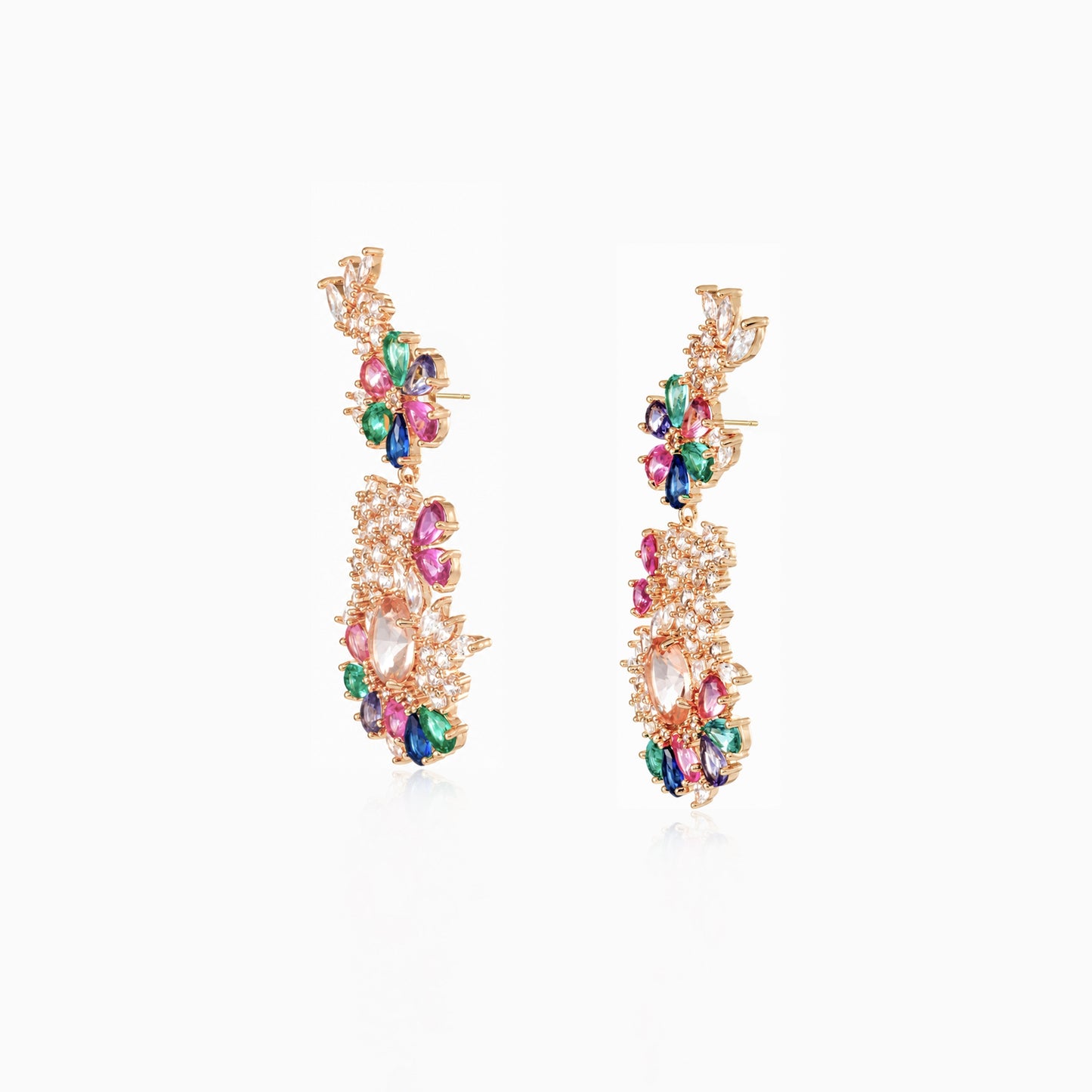 Colorfall Bloom Cluster Earrings