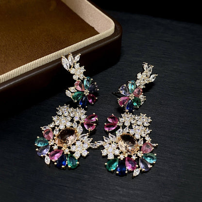 Colorfall Bloom Cluster Earrings