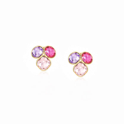 Gem Collage Trio Earrings