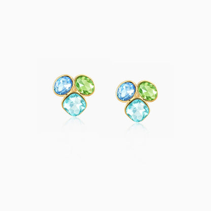 Gem Collage Trio Earrings