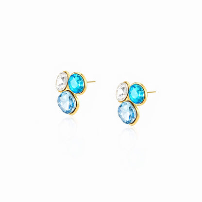 Gem Collage Trio Earrings