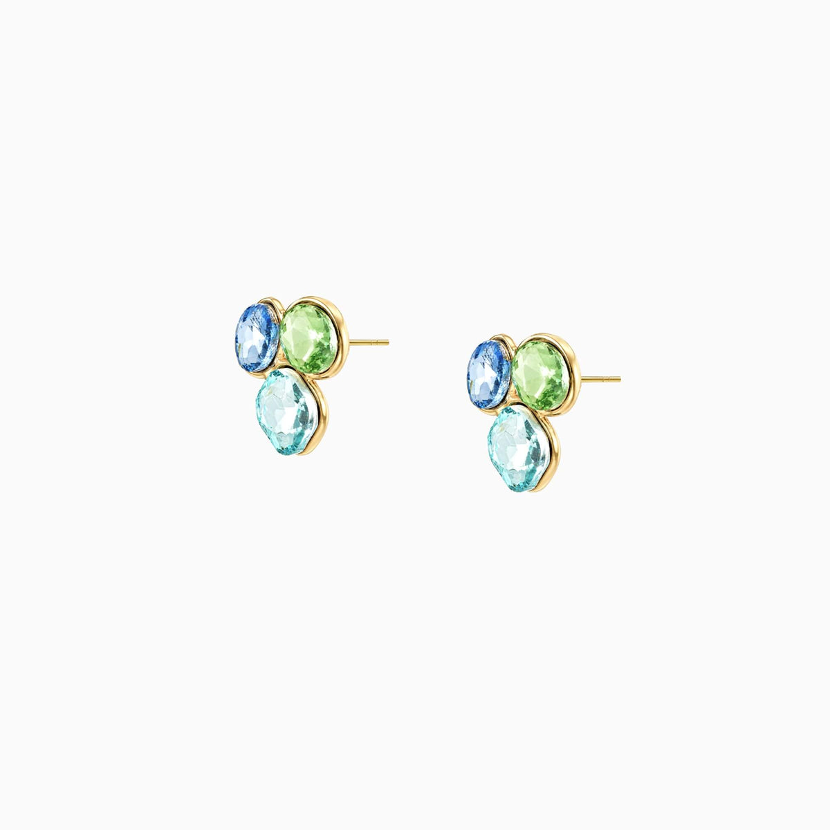 Gem Collage Trio Earrings