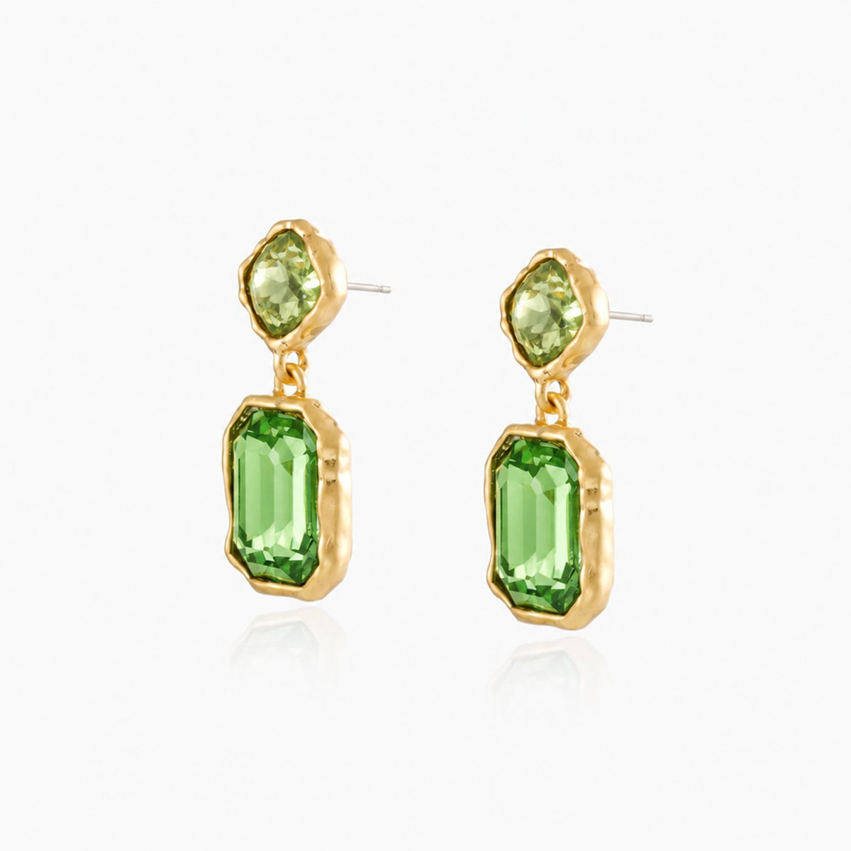 Olive Gemline Earrings