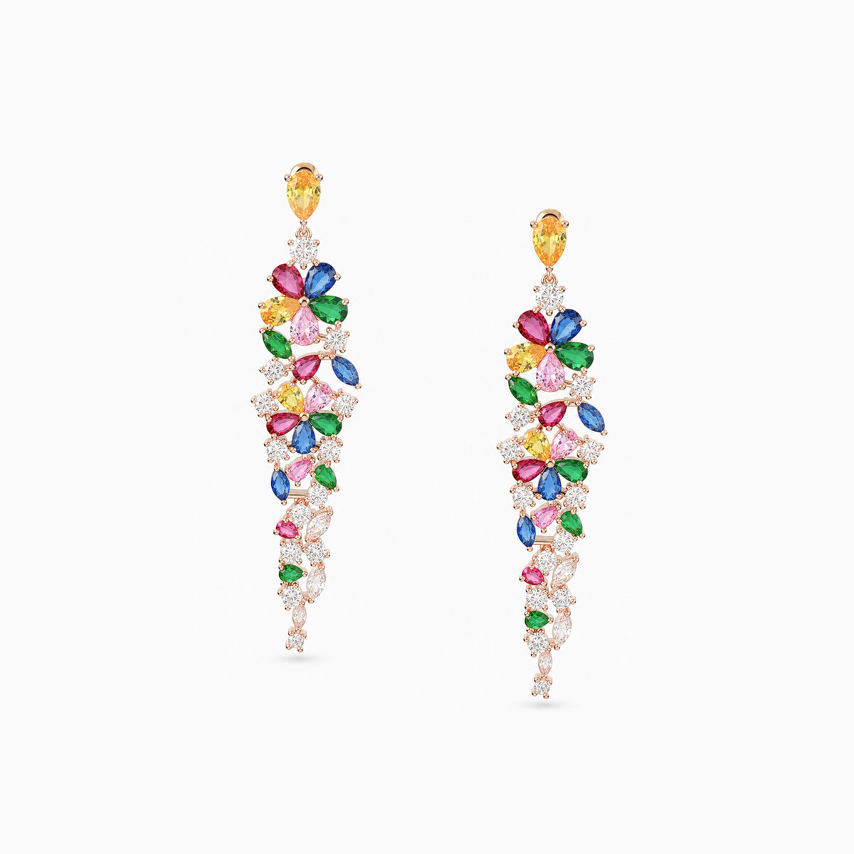 Floral Cascade Earrings