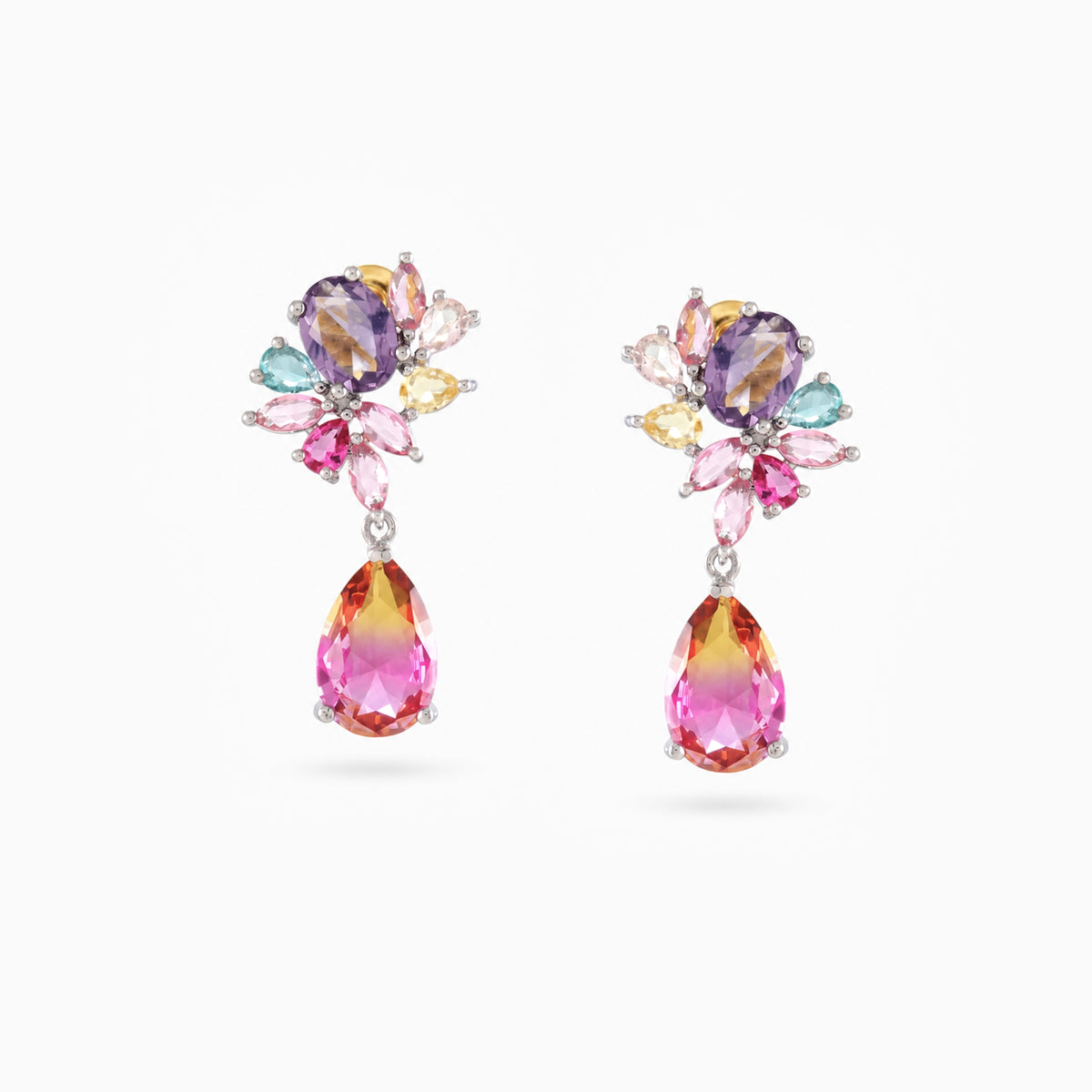 Ombre Blush Drop Earrings