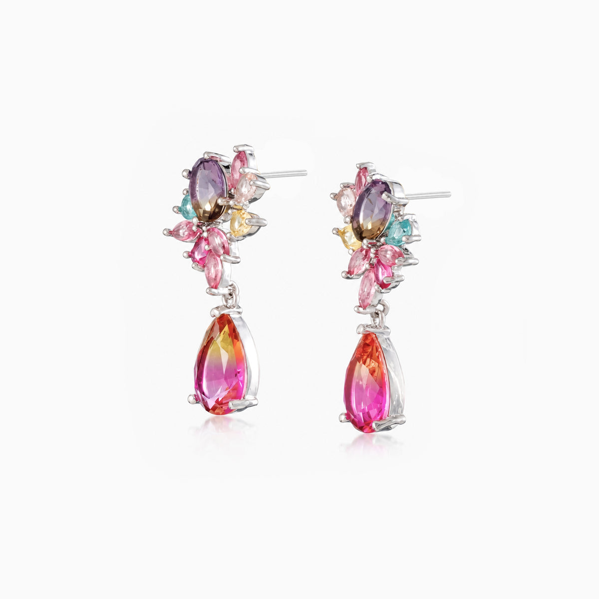 Ombre Blush Drop Earrings