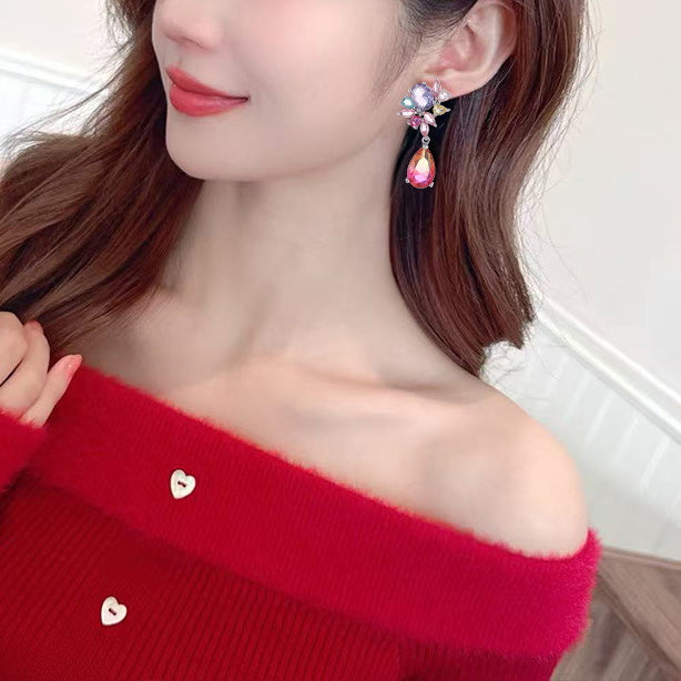 Ombre Blush Drop Earrings