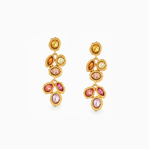 Blush Sunburst Earrings