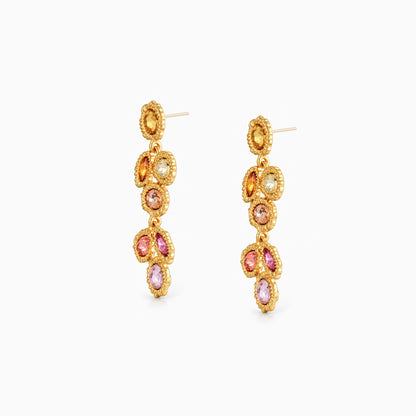 Blush Sunburst Earrings