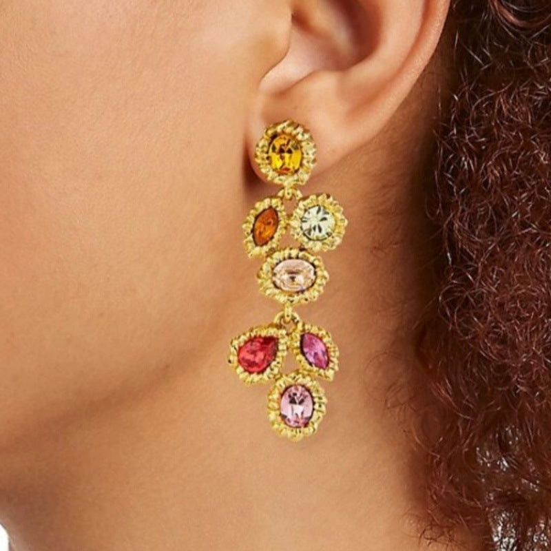 Blush Sunburst Earrings