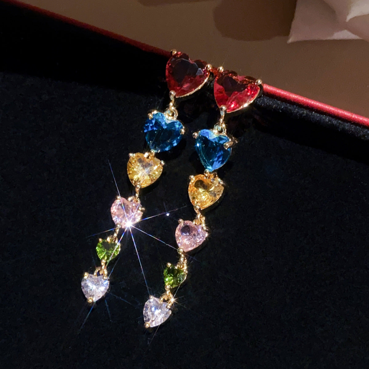 Sweetheart Cascade Earrings