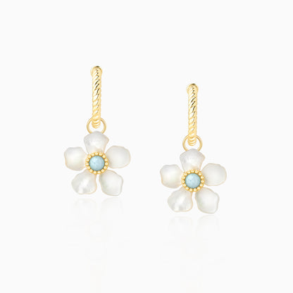 Mother of Pearls Blossom Earrings