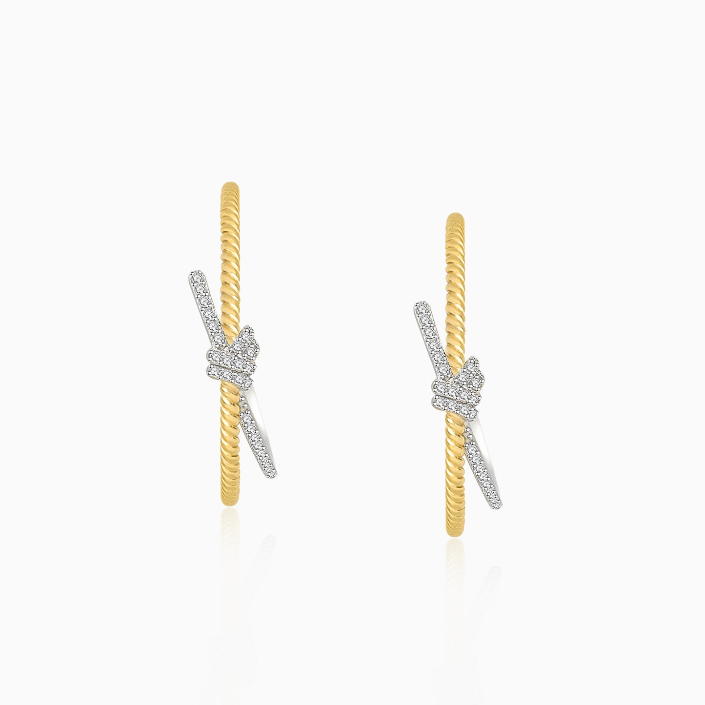 Knot Crossover Earrings
