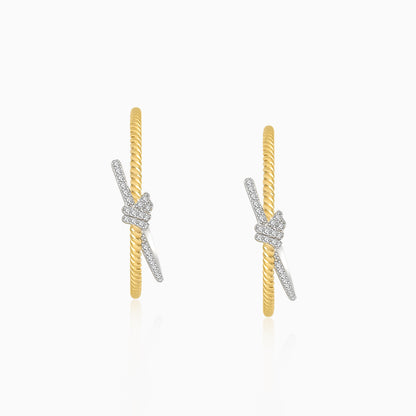 Knot Crossover Earrings