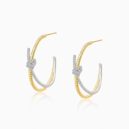 Knot Crossover Earrings