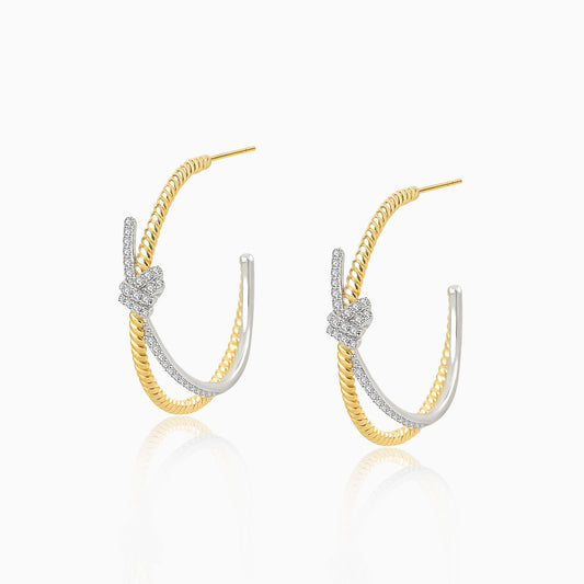 Knot Crossover Earrings