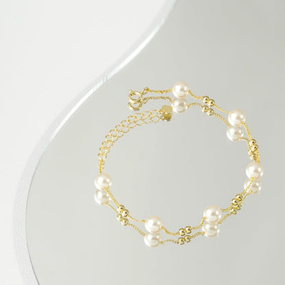 Pearl Beads S925 Bracelet