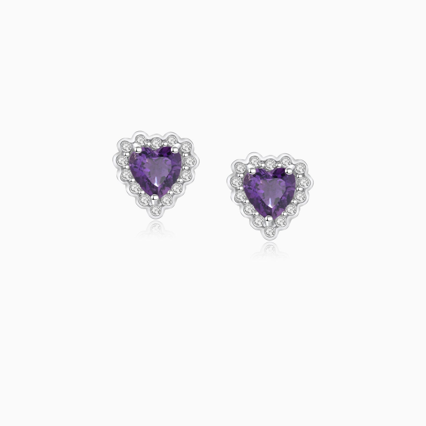 Amethyst Blossom Earrings