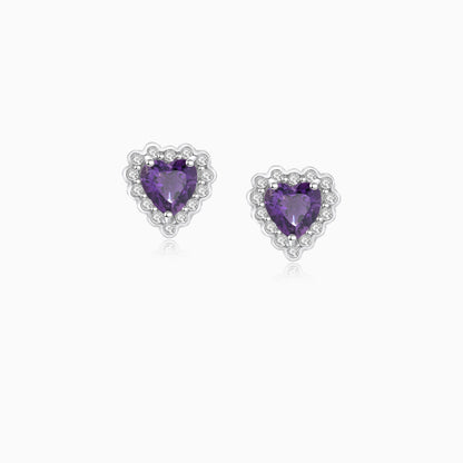 Amethyst Blossom Earrings