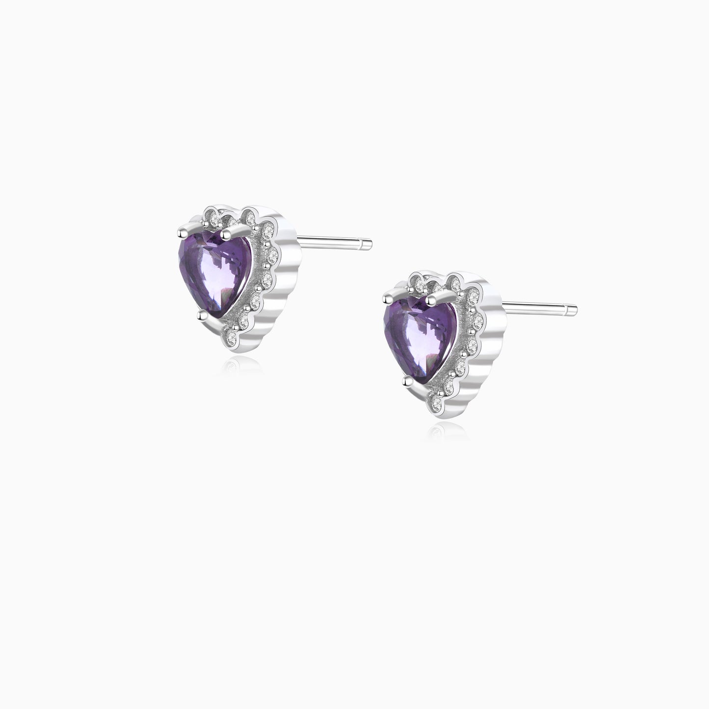 Amethyst Blossom Earrings