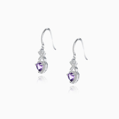 Amethyst Floral Dance Earrings