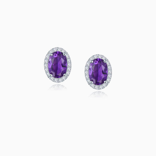 Amethyst Gentle Blossom Earrings