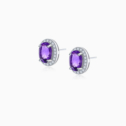 Amethyst Gentle Blossom Earrings