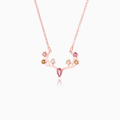 Elegant Antler Tourmaline Necklace