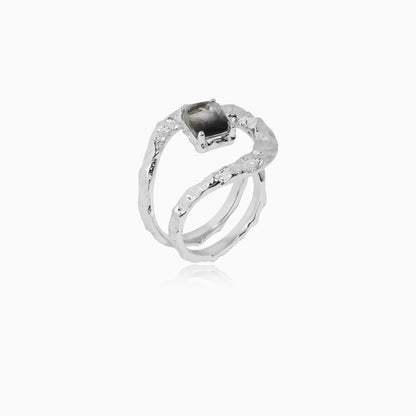 Nightfall Black Tourmaline Ring