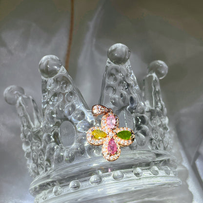 Serene Shamrock Tourmaline Pendant