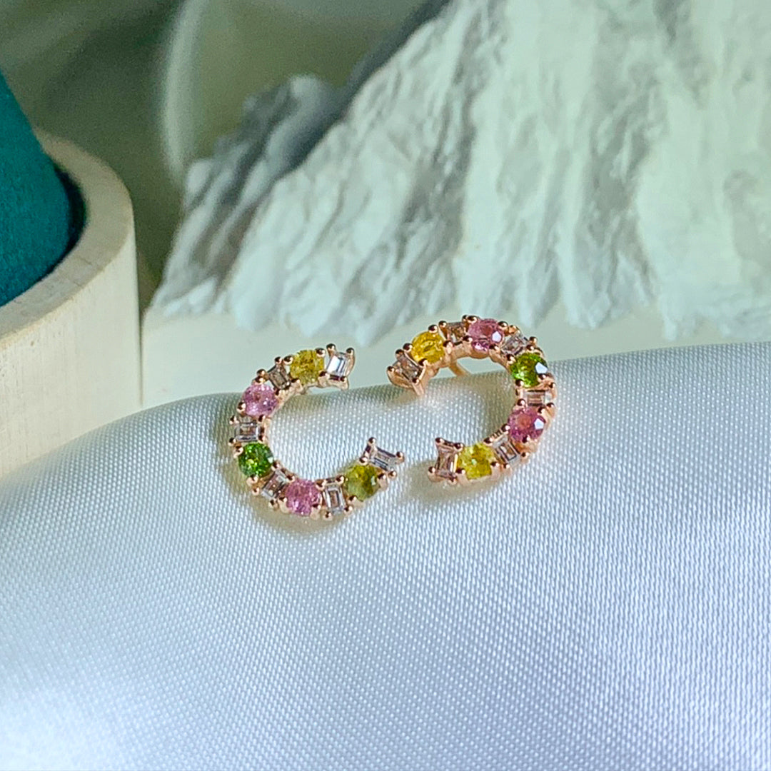 Mystic Moonlight Tourmaline Earrings