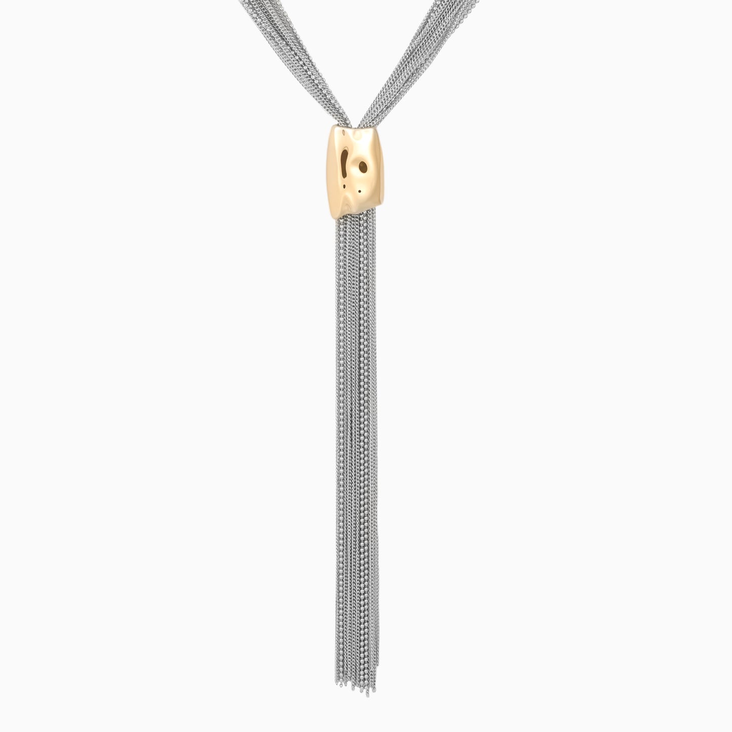 Multi-Strand Tassel Chain Necklace