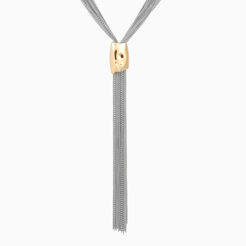 Multi-Strand Tassel Chain Necklace