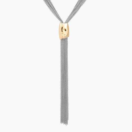 Multi-Strand Tassel Chain Necklace