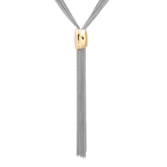Multi-Strand Tassel Chain Necklace