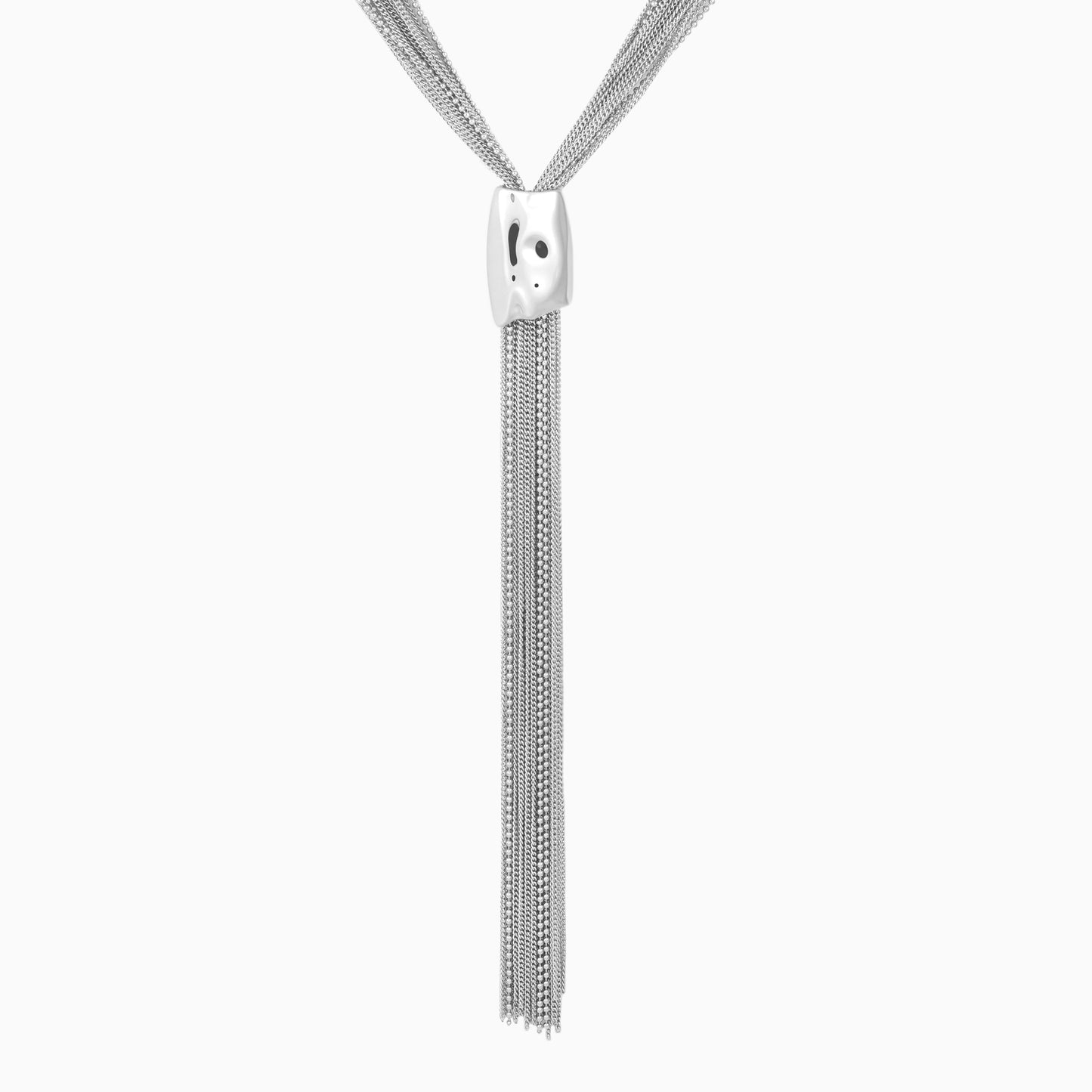 Multi-Strand Tassel Chain Necklace