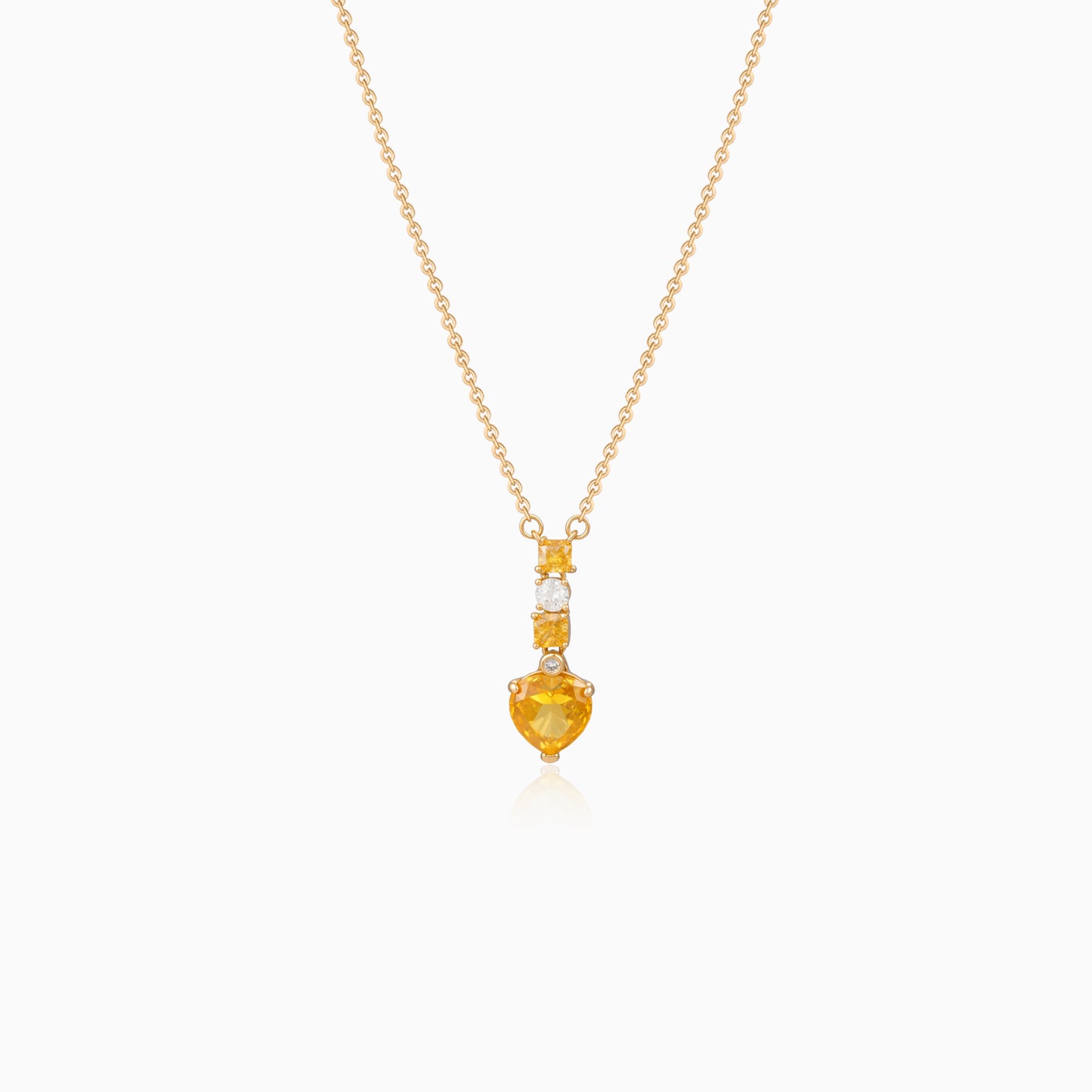 Radiant Heart Pendant Necklace