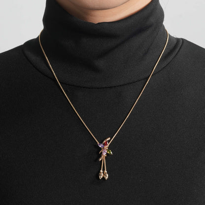 Blooming Vine Pendant Necklace