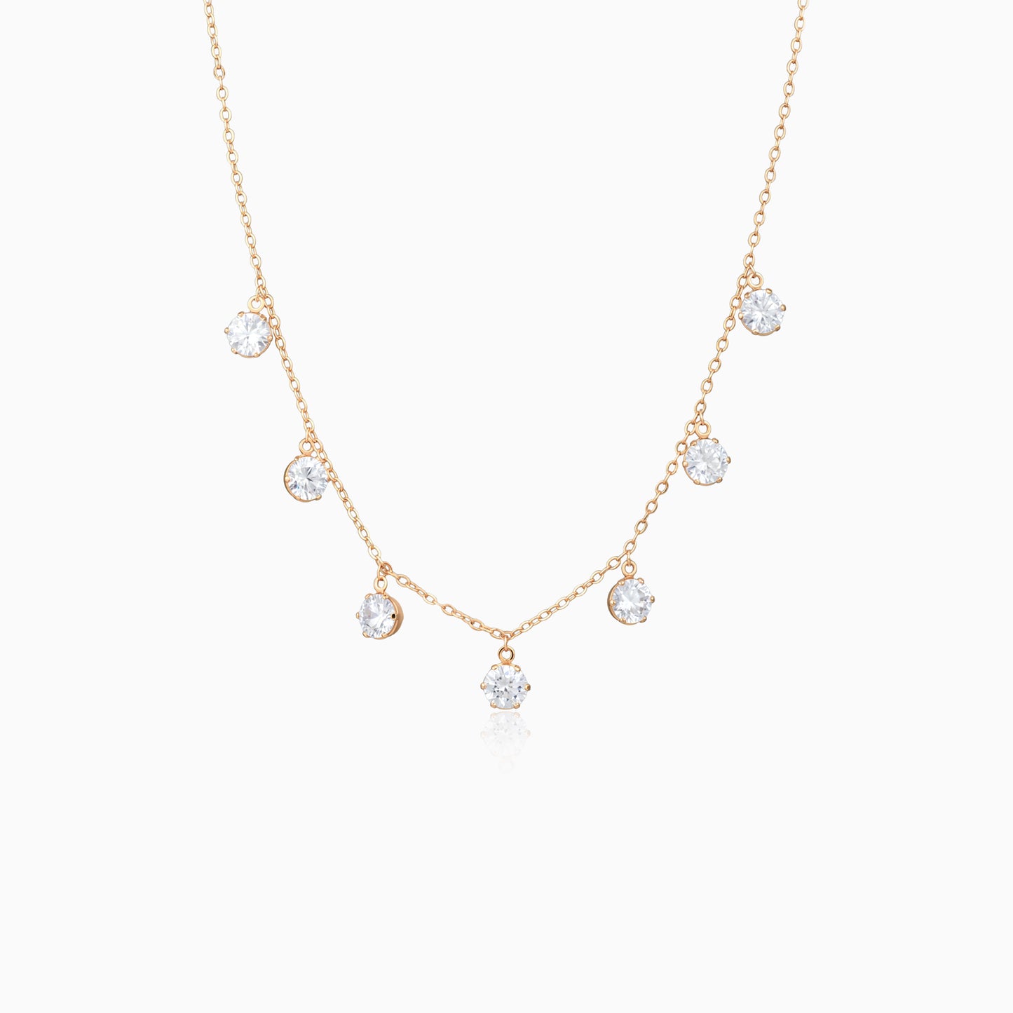 Dewdrop Sparkle Pendant Necklace