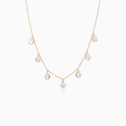 Dewdrop Sparkle Pendant Necklace