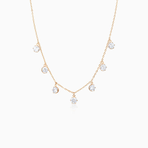 Dewdrop Sparkle Pendant Necklace
