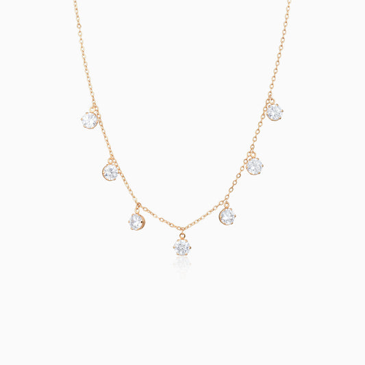 Dewdrop Sparkle Pendant Necklace