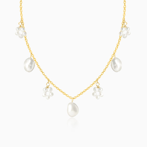 Baroque Pearls & Pearl Clusters Necklace